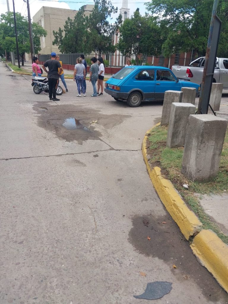 La Banda: aparatoso accidente en Quintana y Necoechea
