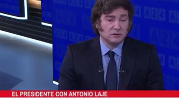 VIDEO. Le cortaron el audio a Milei en reiteradas oportunidades y él denunció un boicot de A24