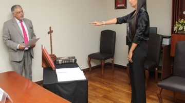 La Dra. Dahiana Pérez Vicens, juró como nueva fiscal auxiliar de Las Termas