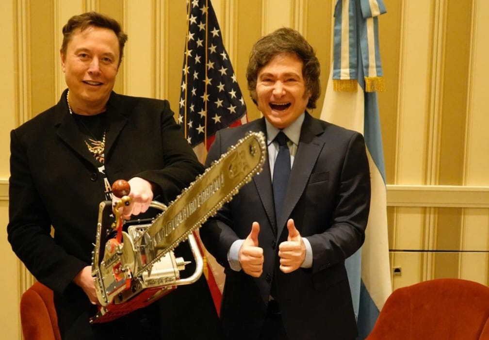 El desopilante regalo de Javier Milei a Elon Musk en Washington