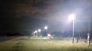 Avanza la ampliación del alumbrado público en Los Quiroga y poblaciones vecinas