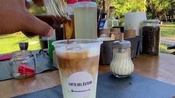 “Menta chocolate”, el novedoso café de un emprendimiento unipersonal en el parque Aguirre