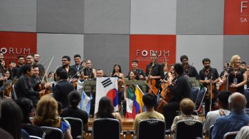 La Orquesta Sinfónica de Latinoamérica brilló en el Fórum