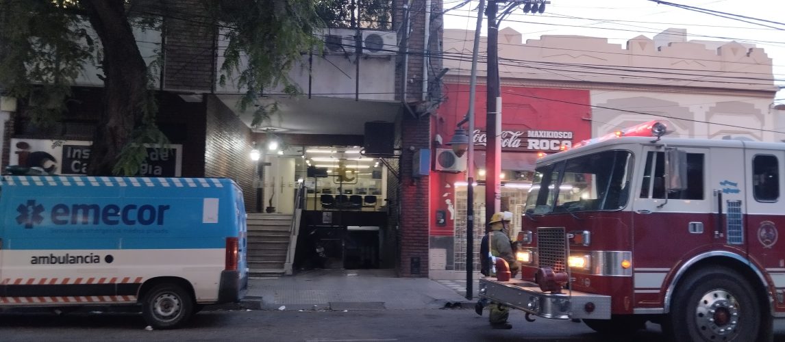 Susto por un principio de incendio en una sala de máquinas del Instituto de Cardiología