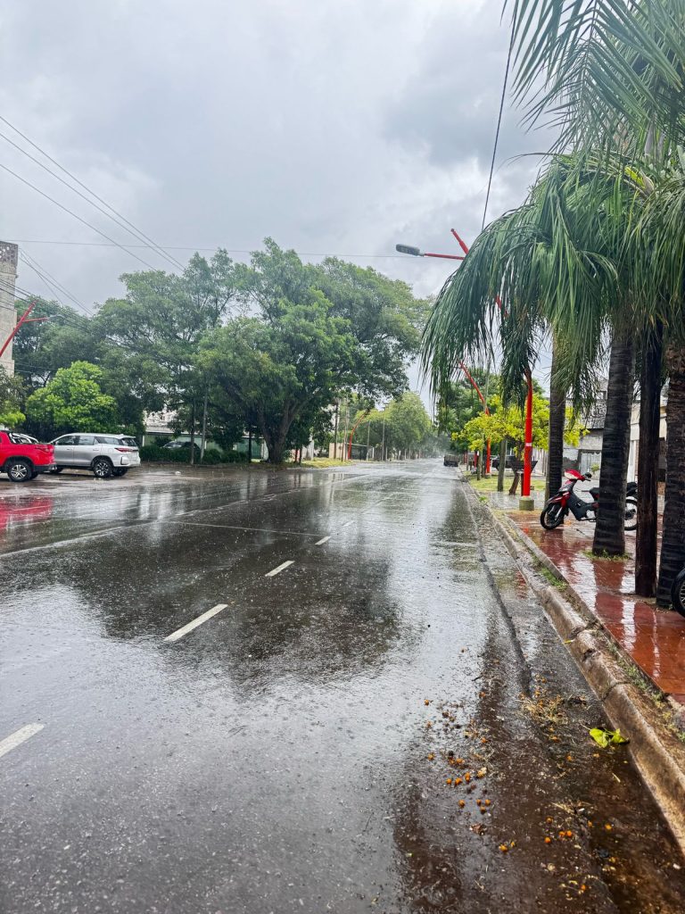 El cambio de tiempo llegó a Santiago del Estero y continúa el alerta por tormentas