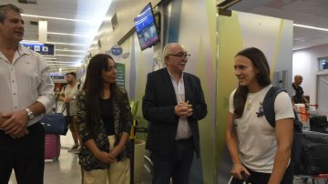 Las Leonas llegaron a Santiago para participar de una nueva fecha del FIH Pro Legue