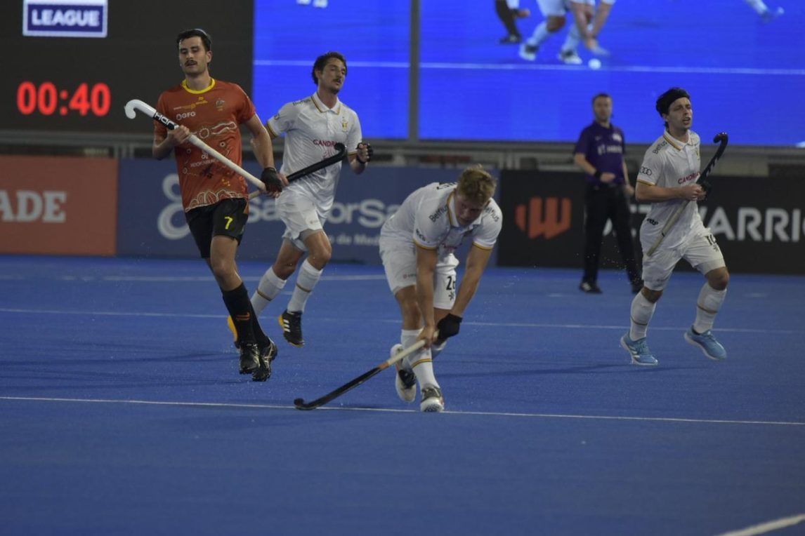 Australia y Bélgica empataron 2 a 2 en la tercera jornada de la FIH Pro League