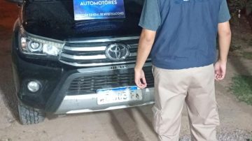 Interceptan a una camioneta con pedido de secuestro por una causa de estafa