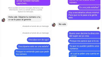 Estuvo a un “click” de que le robaran los datos de su cuenta en una supuesta oferta laboral