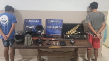 Capturan a dos hombres y recuperan numerosos bienes en el barrio San Martín