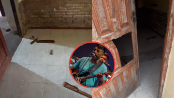 Destrozaron la puerta del hogar de Demi Carabajal: “No se cuál es el motivo, mi casa siempre recibe a toda la gente”