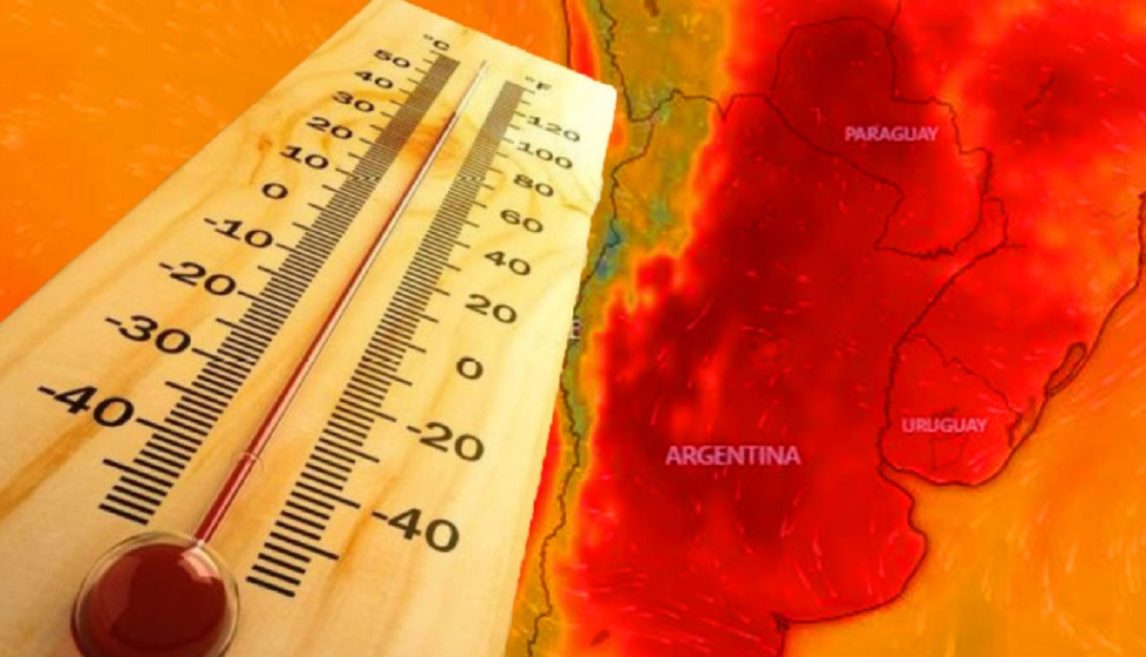 ¡Impresionante! El video viral de un santiagueño que registró 60° C en plena siesta