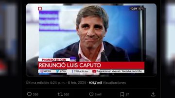 Filtran y vuelven tendencia “fake news” sobre la renuncia de “Toto” Caputo