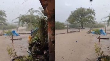 VIDEO | La lluvia trae alivio al interior y hay alerta para Capital por probables tormentas fuertes