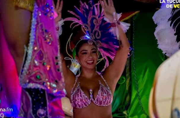 Intendenta tucumana sorprendió a todos con su baile en los corsos de carnaval