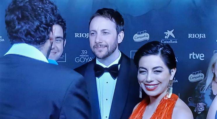 Mariela Carabajal brilla en la red carpet de los Premios Goya en España
