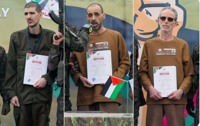 Los últimos tres rehenes liberados por Hamas enfrentan una “desnutrición severa”