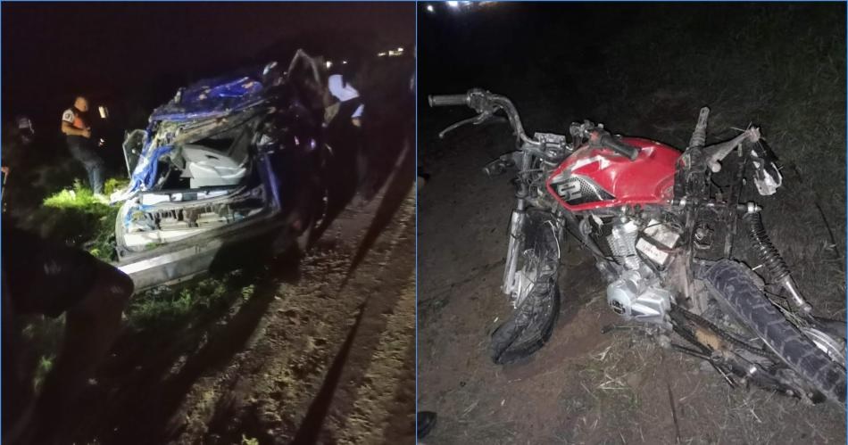Dos motos y un auto chocaron en la ruta 34: una menor de 3 años murió y su hermana se salvó de milagro