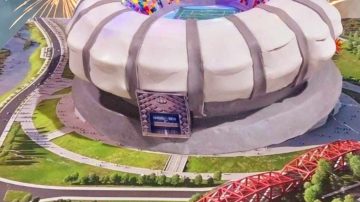La torta con forma de Estadio Único que sorprendió a Zamora y se hizo viral
