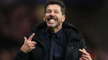 La calentura del Cholo Simeone por el penal anulado a Julián Álvarez