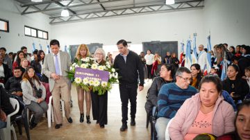 Emotiva ceremonia por el Día de la Memoria Por la Verdad y la Justicia en Clodomira