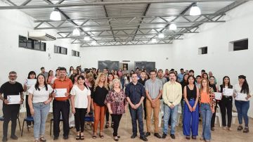 Entregaron certificados a una nueva camada de egresados de la Escuela de Artes y Oficios de Clodomira
