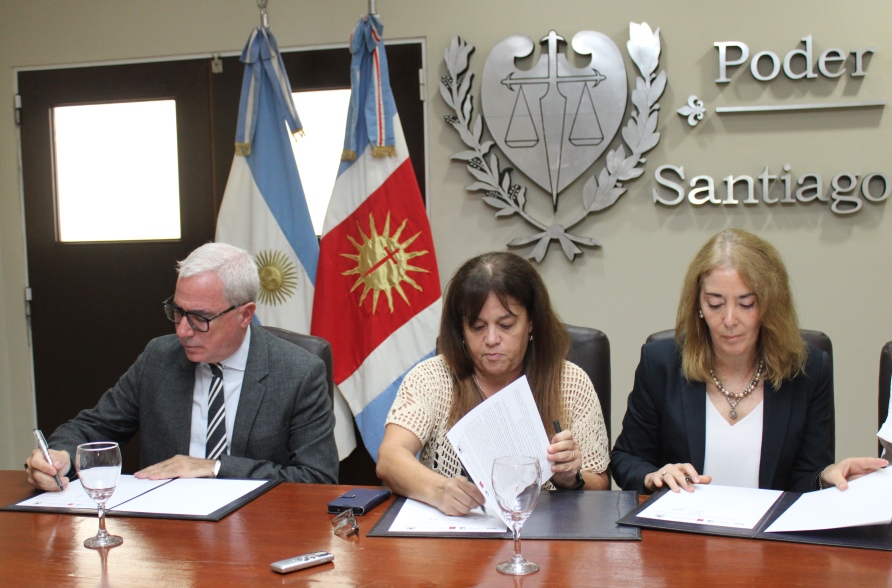 El Centro Único de Capacitación del Poder Judicial firmó un convenio de colaboración académica con la UCSE