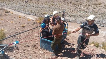 Dramático rescate en la montaña: evacúan a cinco andinistas en Catamarca y Mendoza