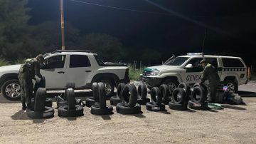 Interceptan un cargamento de 60 cubiertas de contrabando en Santiago