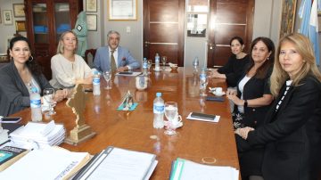 El STJ recibió a la Dra. O´Mill y a funcionarias del Ministerio de Justicia