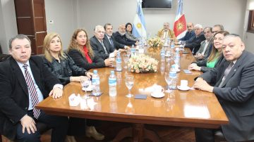 El Dr. López Alzogaray se reunió con magistrados del Tribunal de Juicio Oral en lo Penal para optimizar la gestión judicial