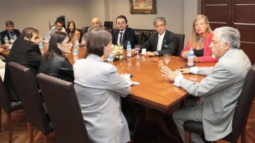 Jueces de ControI y Garantías se reunieron con el Dr. López Alzogaray