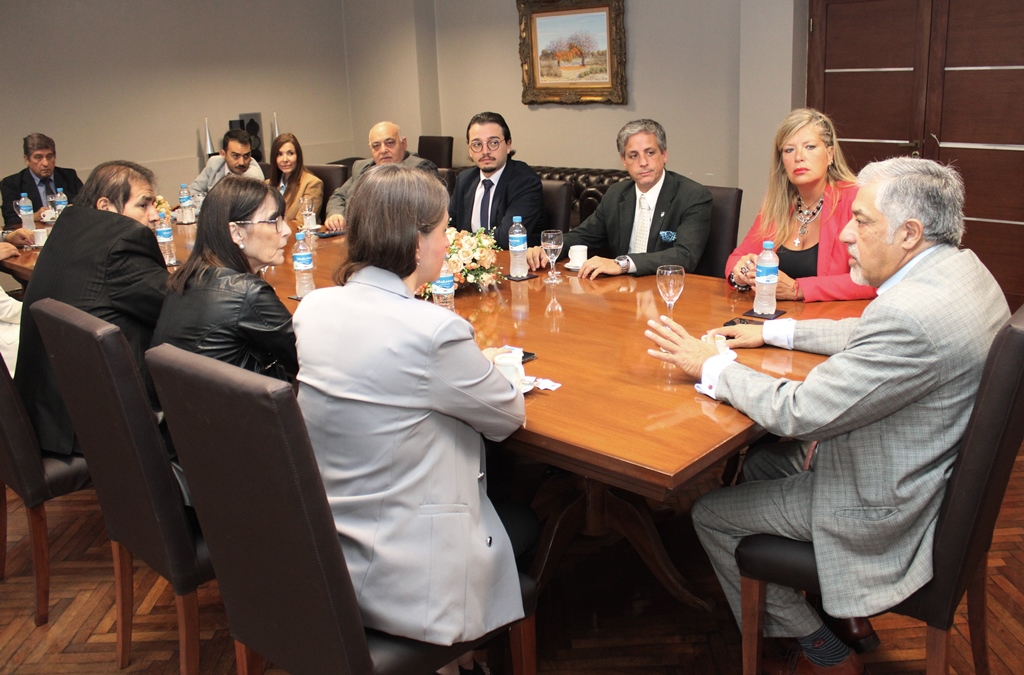 Jueces de ControI y Garantías se reunieron con el Dr. López Alzogaray