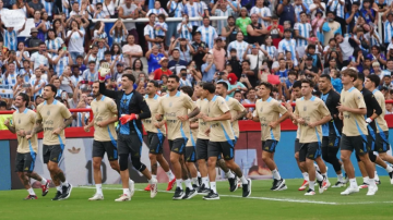 Amistoso en beneficio de Bahía Blanca: los campeones del Mundo vencieron 2-0 al Sub-20