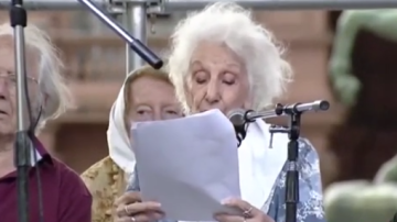 Estela de Carlotto: “Les pedimos a quienes tienen dudas sobre su identidad, que se acerquen”