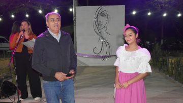 Inauguran en Colonia El Simbolar un monumento en homenaje a las mujeres