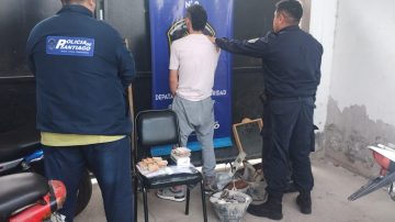 Operativo en barrio Borges: detienen a “Diablo” y descubren dinero y droga oculta