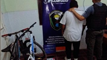 Capturan a un ladrón de 56 años por el robo de bicicletas y billeteras