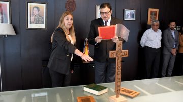 Atilio Chara tomó juramento a la nueva contadora general de la provincia