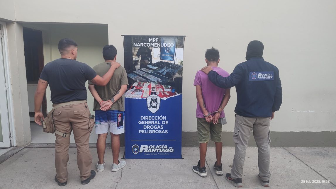Interceptan a personas con cocaína y marihuana en operativos de seguridad en Las Termas
