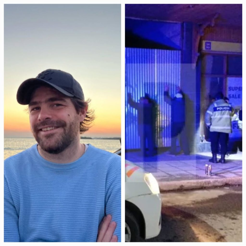 Peter Lanzani fue detenido en Ushuaia por pintar grafittis en la vía pública