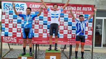 San Juan arrasó en el Campeonato Argentino de Ciclismo de Ruta y quedó en lo más alto del medallero
