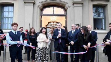 Gerardo Zamora inauguró la puesta en valor de la Escuela Técnica N° 2 “Ing. Santiago Barabino”