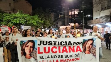 Familiares y amigos de Luciana Torres renuevan el pedido de justicia en las calles