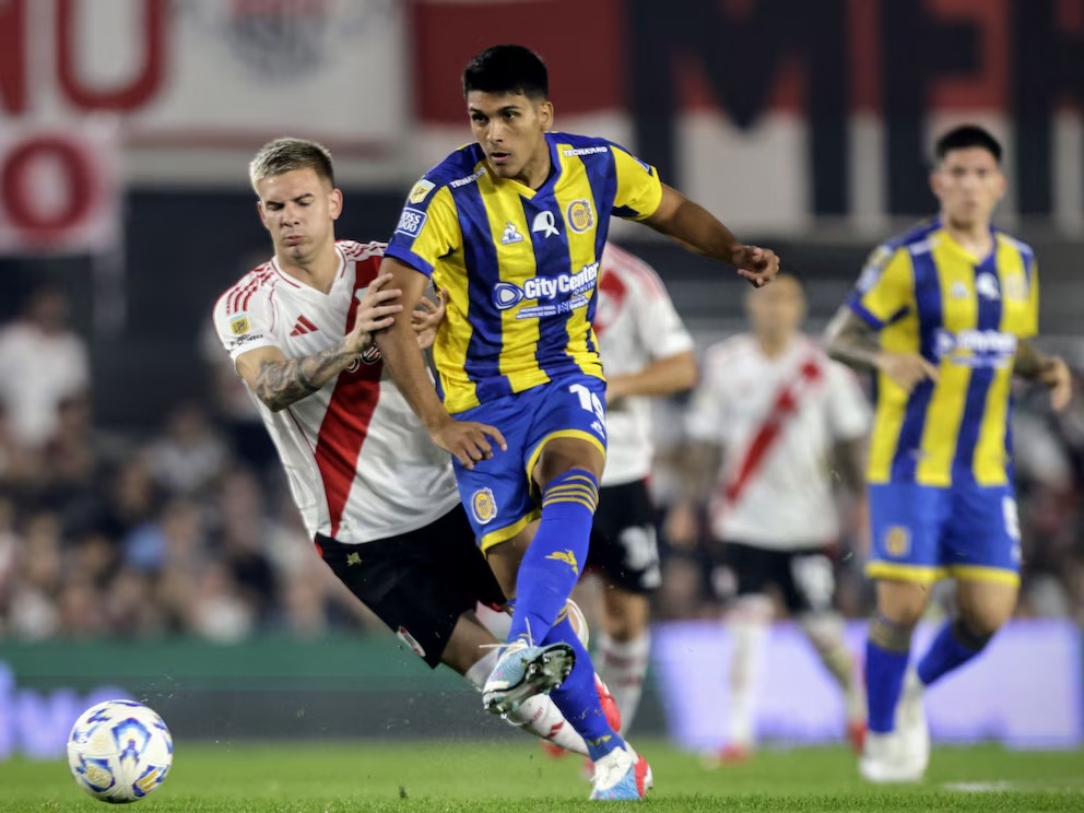 River y Rosario Central igualaron 2 a 2 en el Monumental