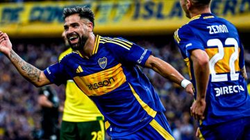 Boca se lució y goleó a Defensa y Justicia para ser único líder de la zona A