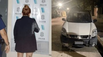 Furia en un boliche: destrozó la camioneta de su novio con un palo y terminó detenida