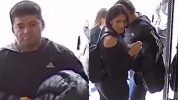 VIDEO | Con una rápida maniobra, una pareja robó una campera en un local de pleno Centro