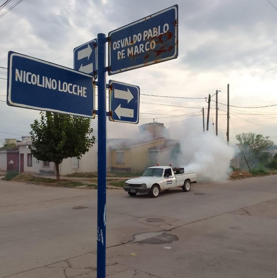 Cronograma semanal de las fumigaciones en los barrios de Capital