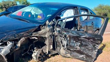 Ruta 34: violento choque entre un camión cisterna con gasoil y un auto